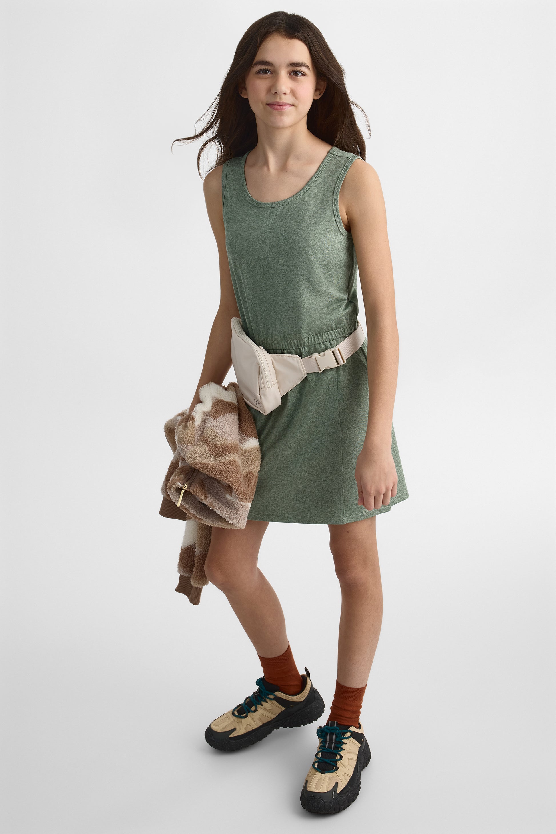 Robe extensible à séchage rapide - Ado fille && VERT MIXTE