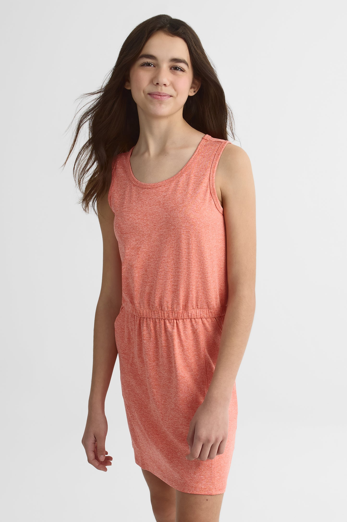 Robe extensible à séchage rapide - Ado fille && ORANGE