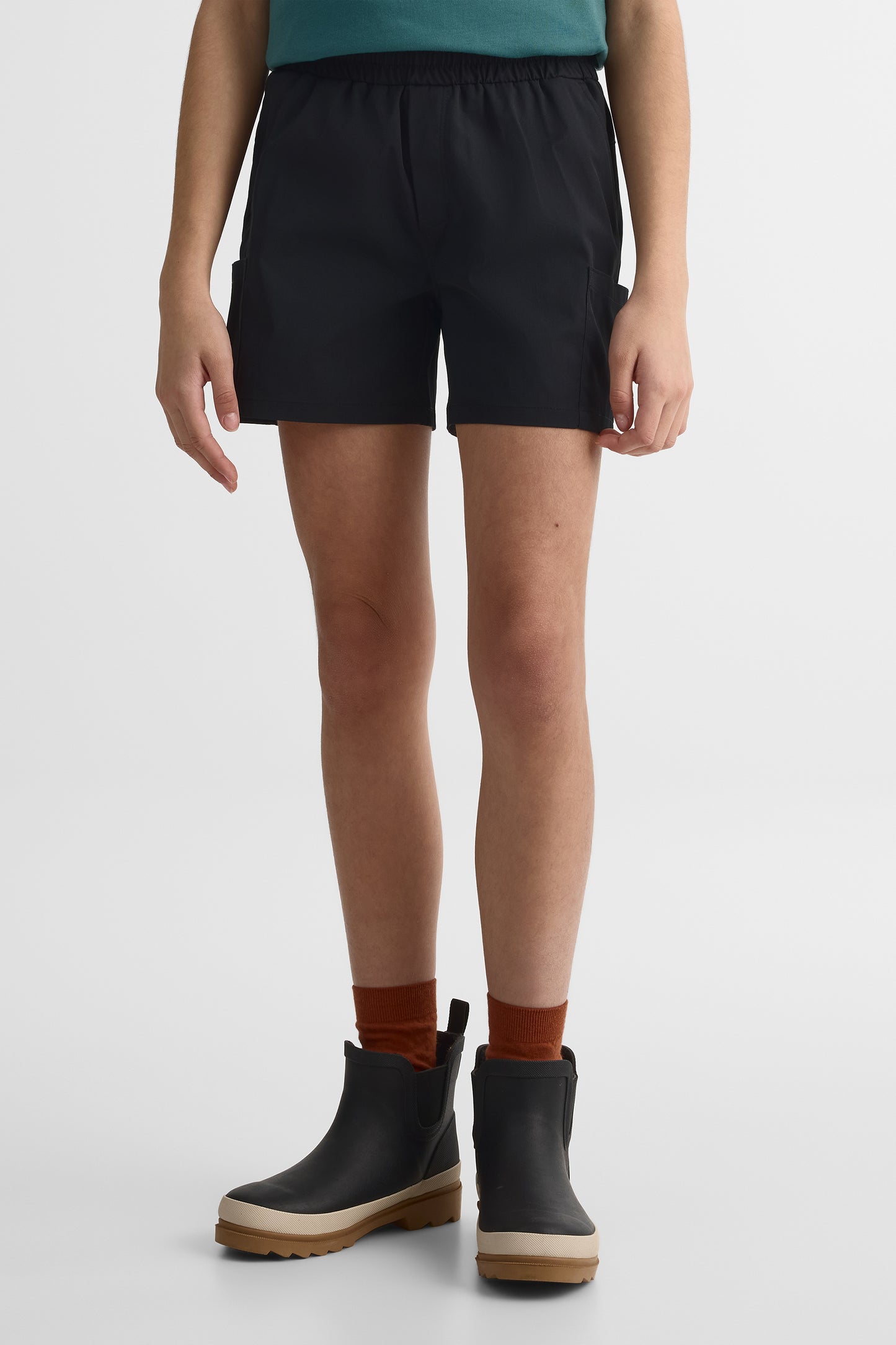 Short polyvalent à séchage rapide - Ado fille && NOIR