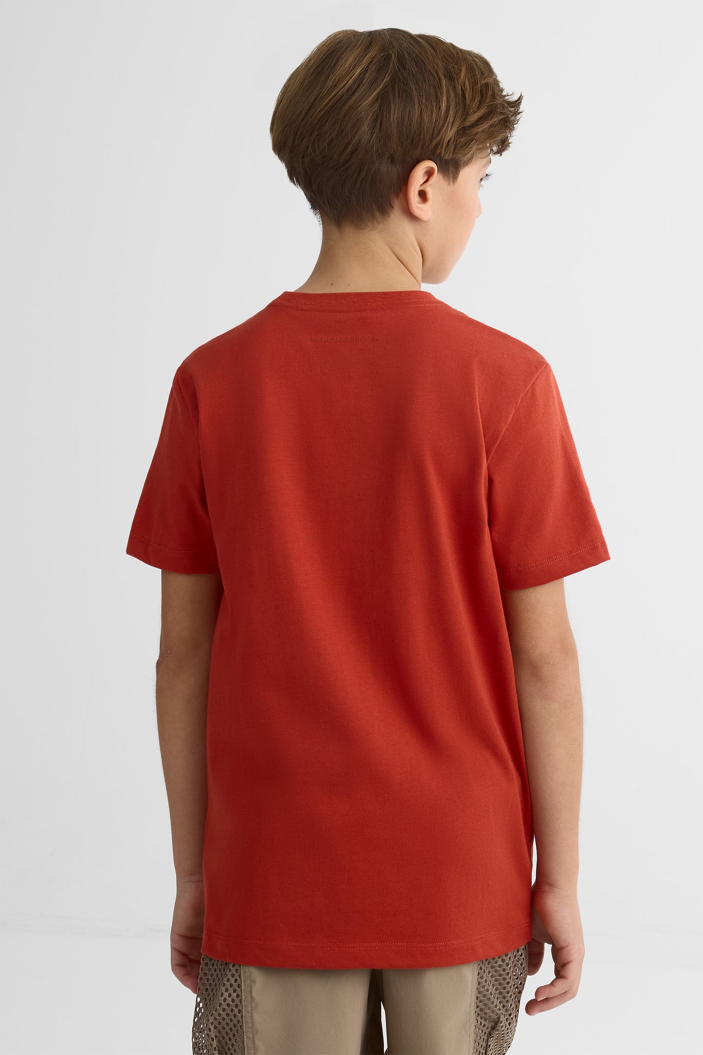 T-shirt avec fibres recyclées - Ado garçon && ROUGE