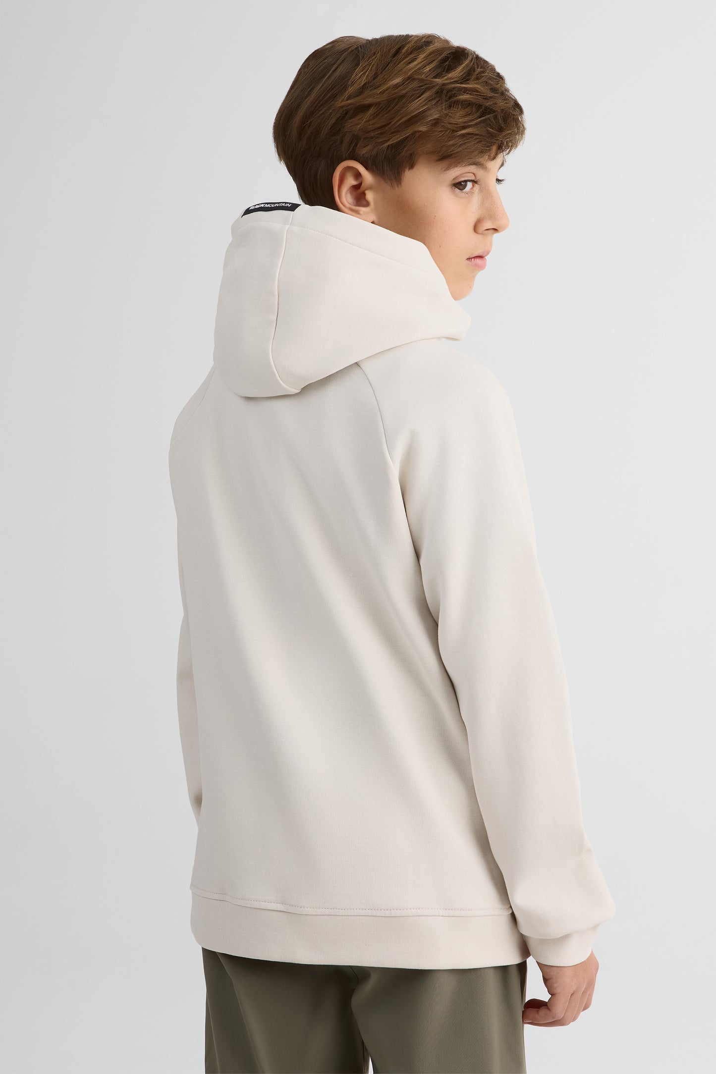 Chandail ouaté avec poche kangourou - Ado garçon && BEIGE