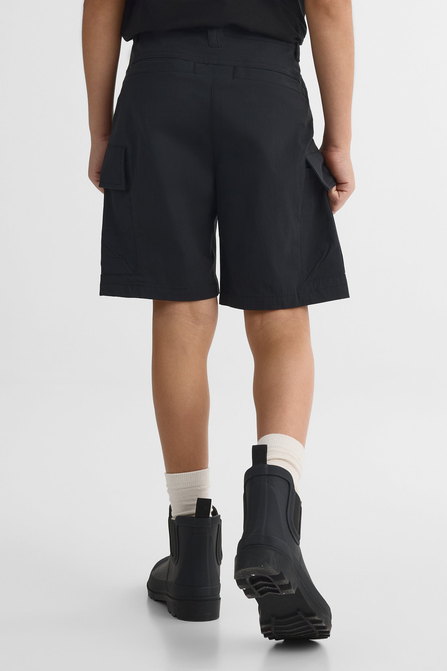 Short cargo à séchage rapide - Ado garçon && NOIR