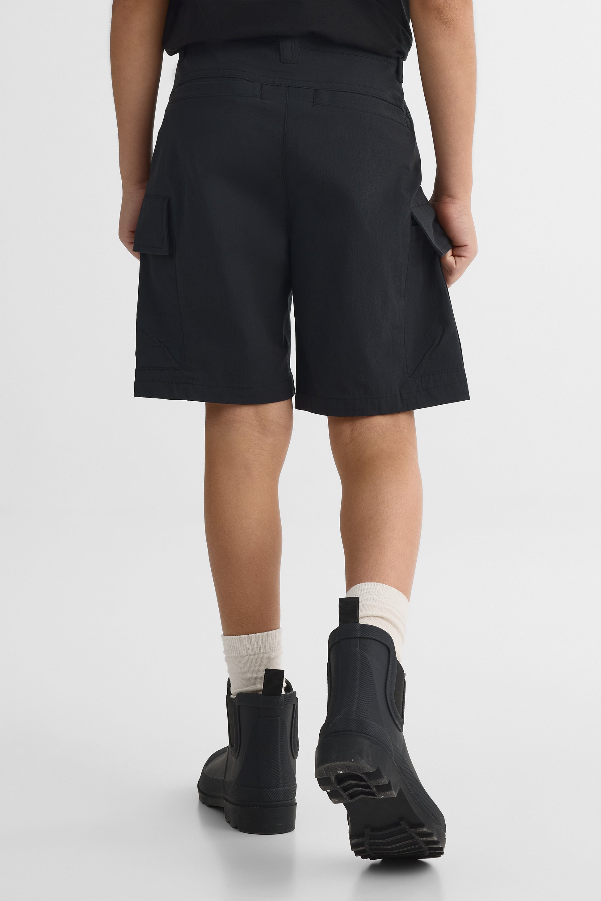 Short cargo à séchage rapide - Ado garçon && NOIR