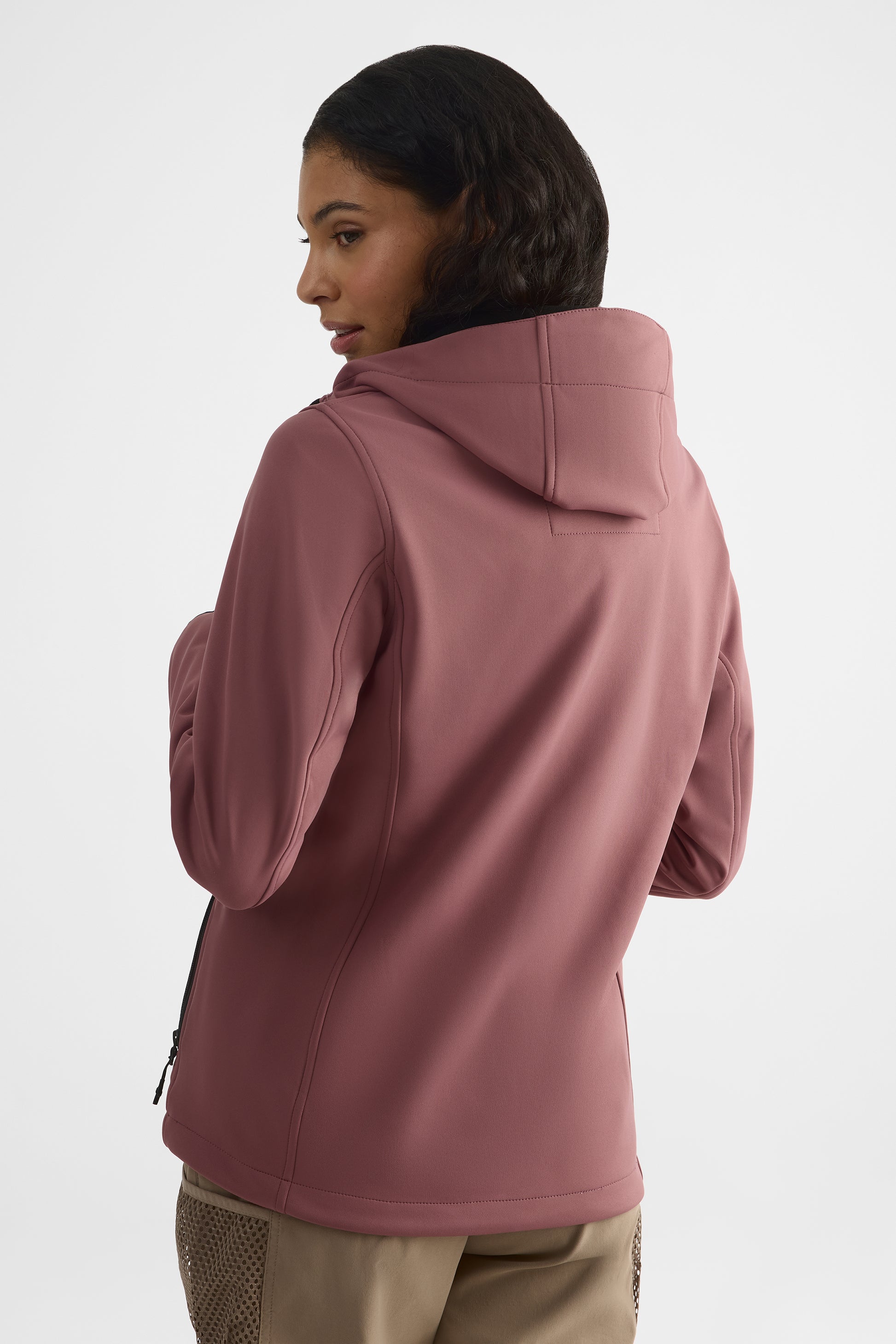 Manteau de printemps imperméable - Femme && BOURGOGNE