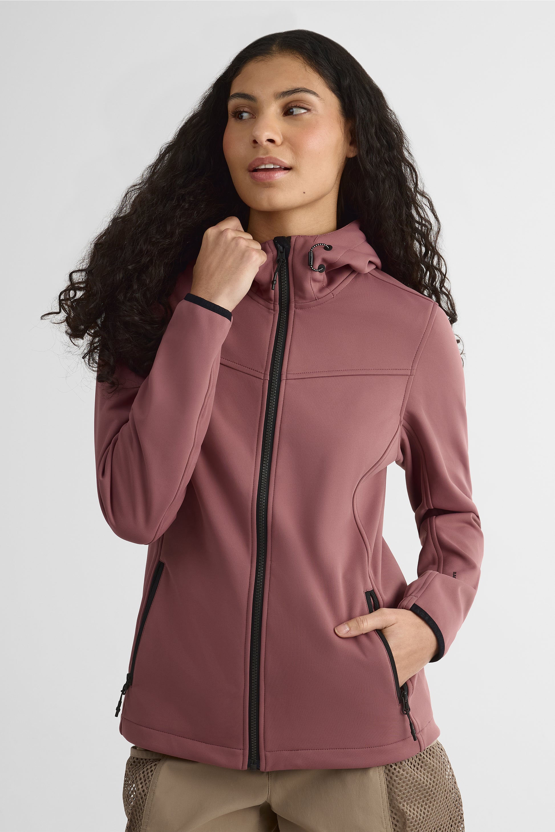 Manteau de printemps imperméable - Femme && BOURGOGNE