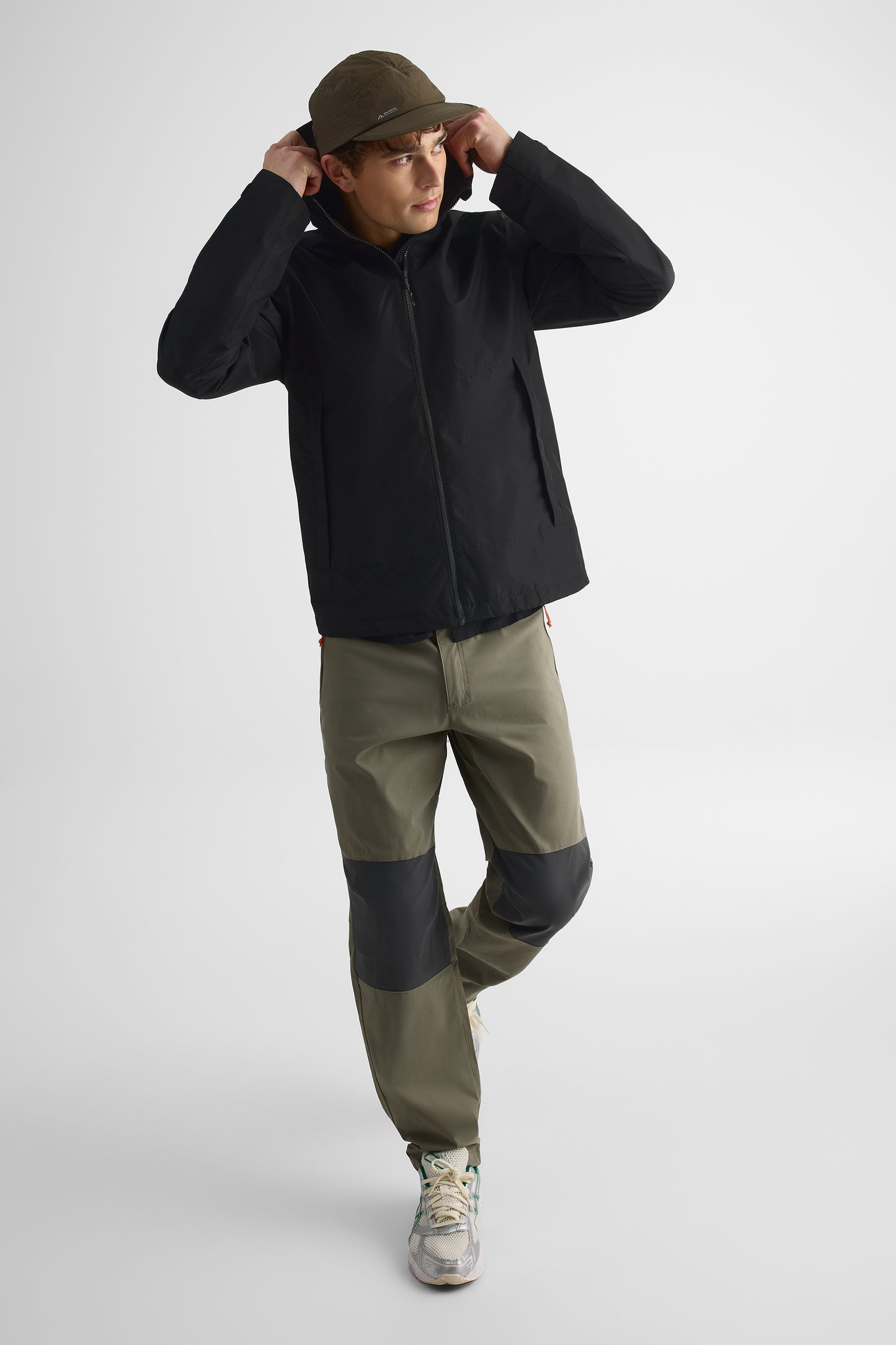 Manteau sport imperméable - Homme && NOIR