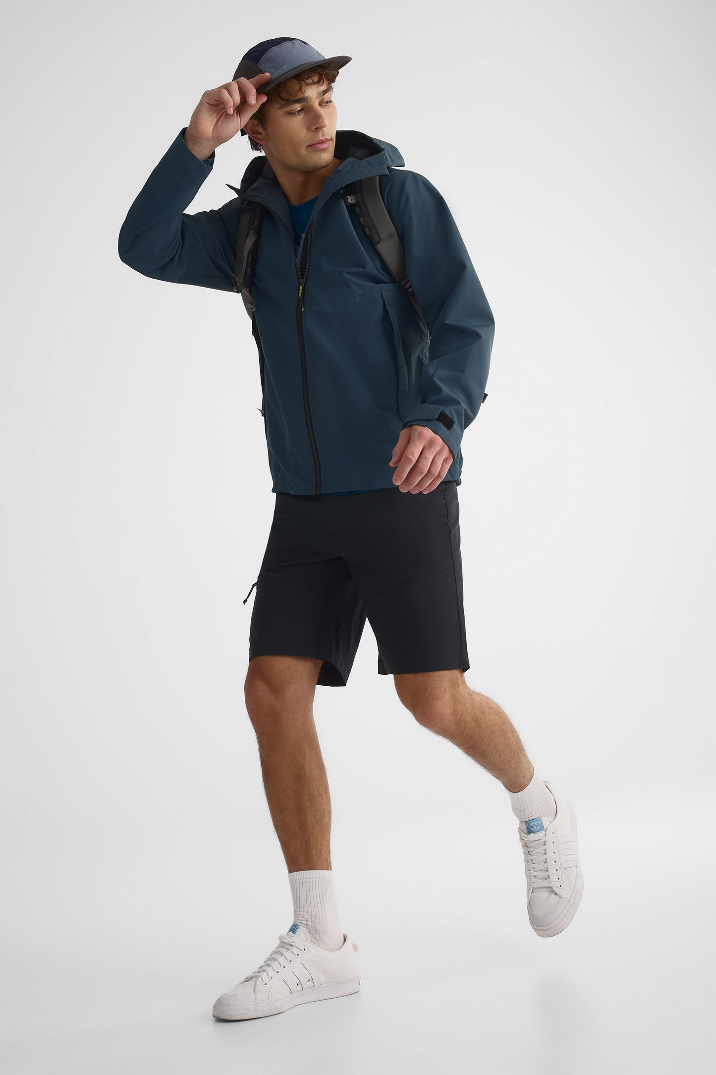 Manteau sport imperméable - Homme && MARIN
