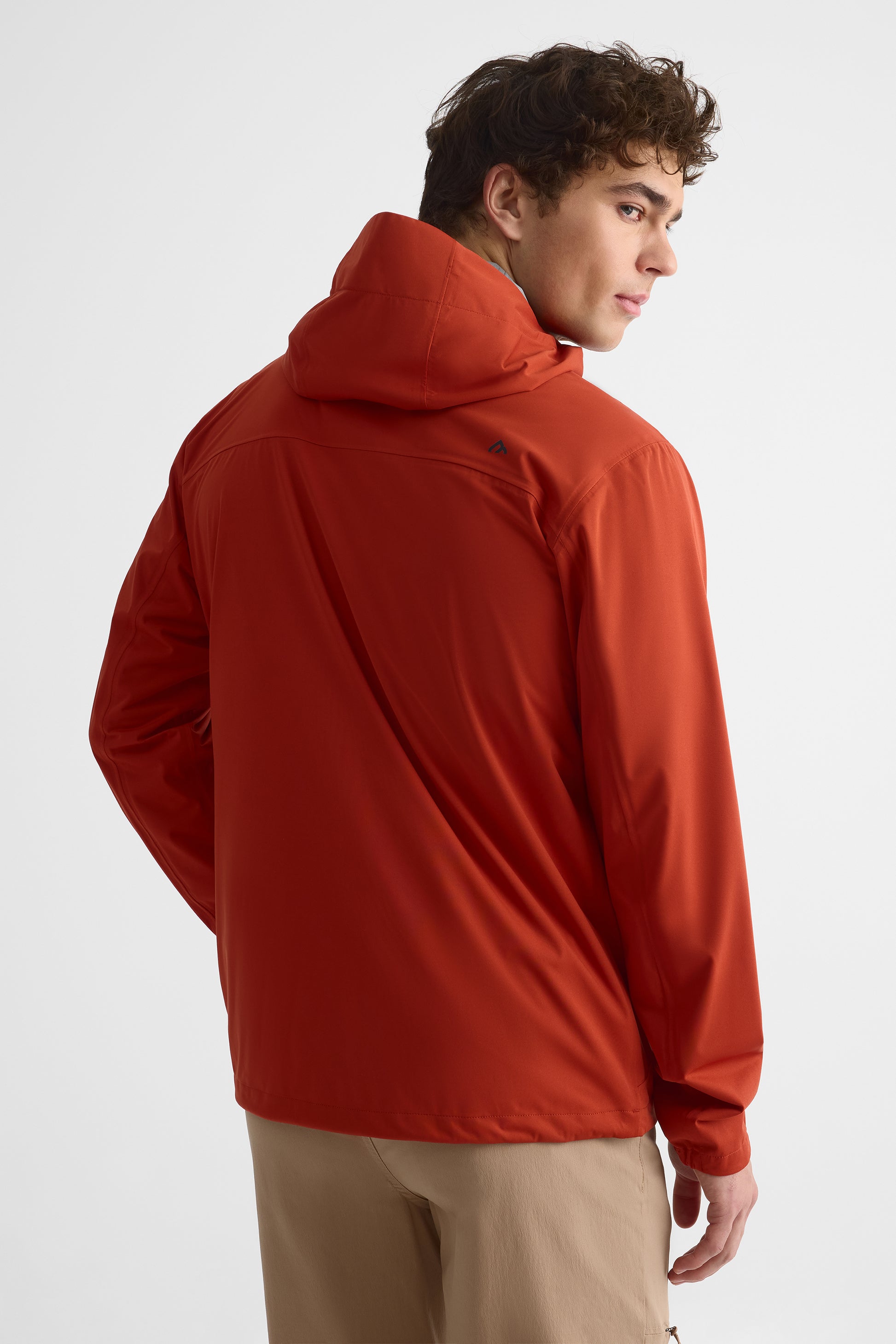 Manteau imperméable polyvalent - Homme && ROUGE