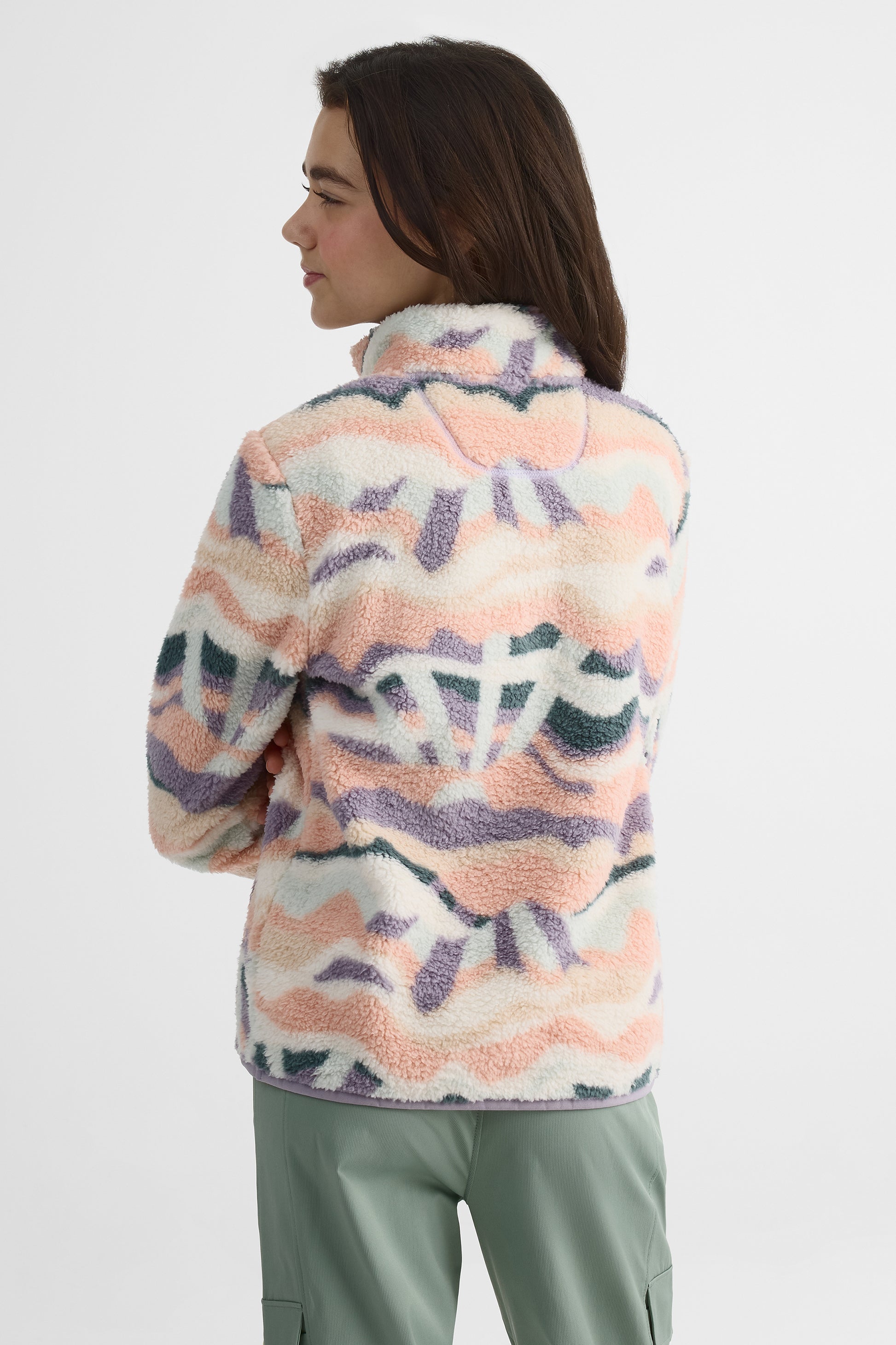 Chandail ultradoux en sherpa - Ado fille && PECHE