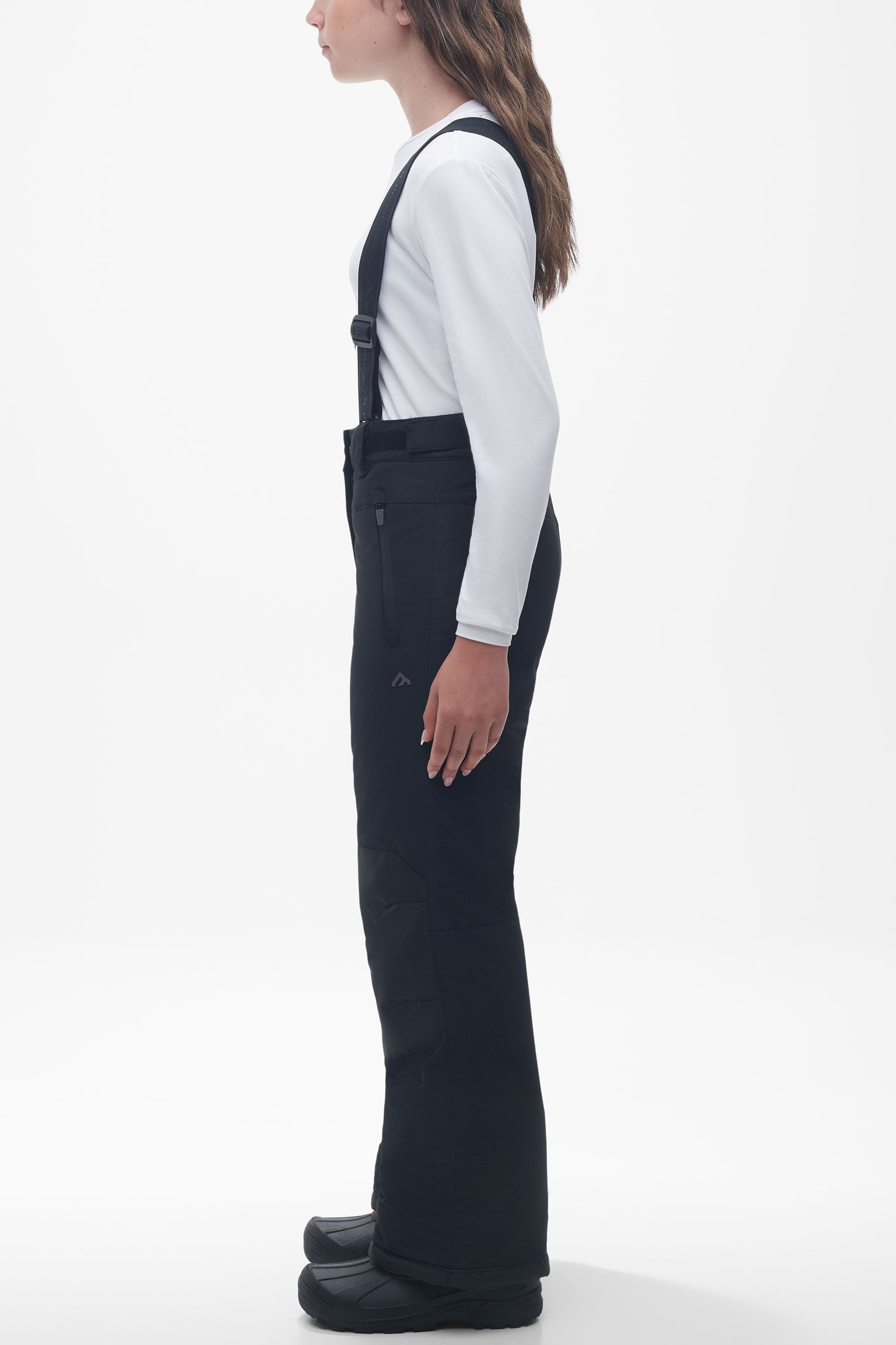 Pantalon d'hiver avec traitement déperlant sans PFC - Ado fille && NOIR