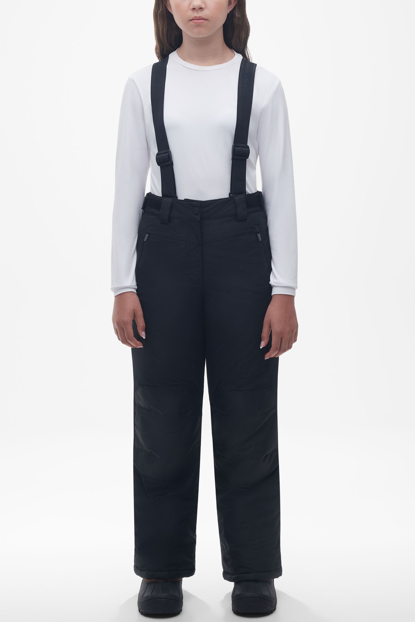 Pantalon d'hiver avec traitement déperlant sans PFC - Ado fille && NOIR